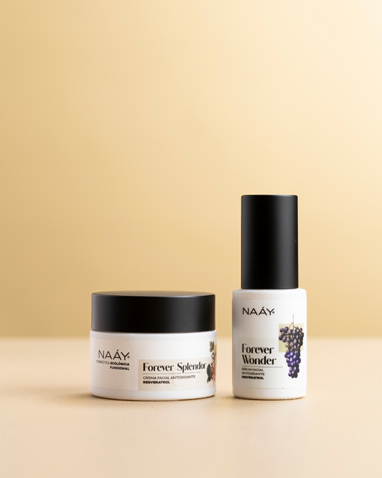 Serum + crema de resveratrol | Rutina antiage 2 pasos